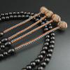 Myorenka Shingon Buddhist Formal Prayer Beads for Ebony Furiwake Shaku Ni 12 Sun Odamaki Bonten Prayer Beads Bag Koyasan Honren Prayer for Memorial