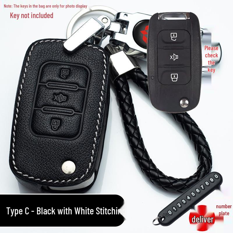 Wuling Mini EV & Hongguang Series Genuine Leather Key Case