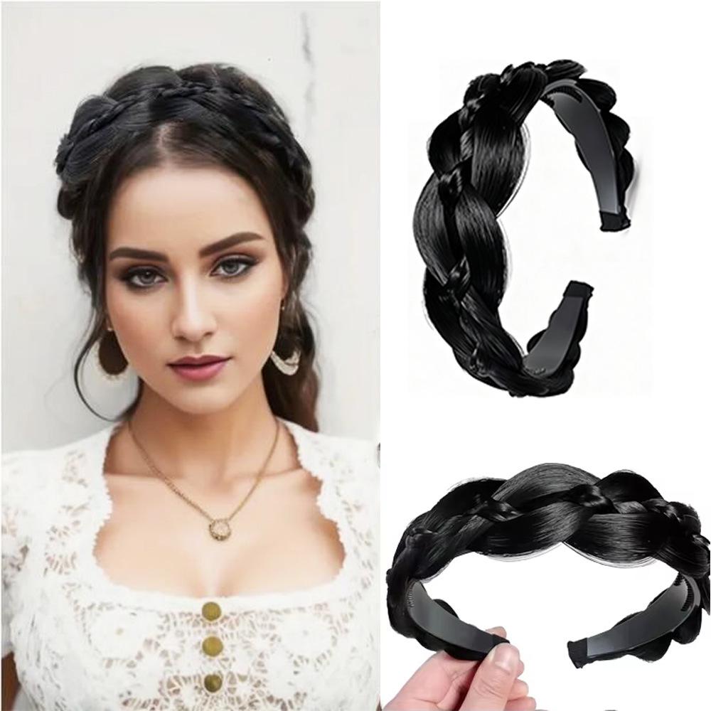 Žáruvzdorná pletená čelenka v korejském stylu pro každodenní nošení žen