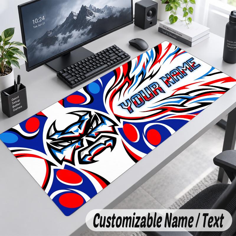 Fabio Quartararo Personalized Large Mouse Pad Custom Name Text Extended Desk Mat Gaming Mousepad