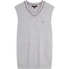 Cotton Plain Casual Commuter Color Block V-Neck Tank Top Men Tops XM0XM05595