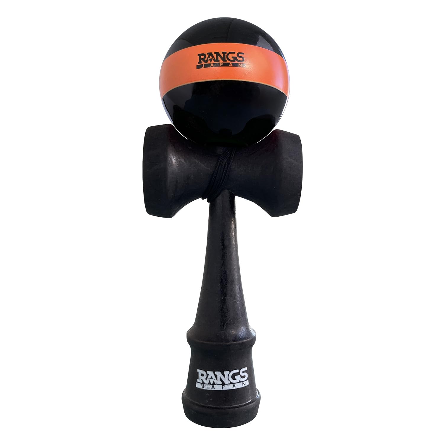 

RANGS Kendama, Black, Beech Wood, with Spare String and Threader