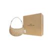Coach Payton 21 Classic Monogram Zipper Closure PVC Leather Half Moon Shoulder Bag Women bags Light-Khaki CM273-IMDQC