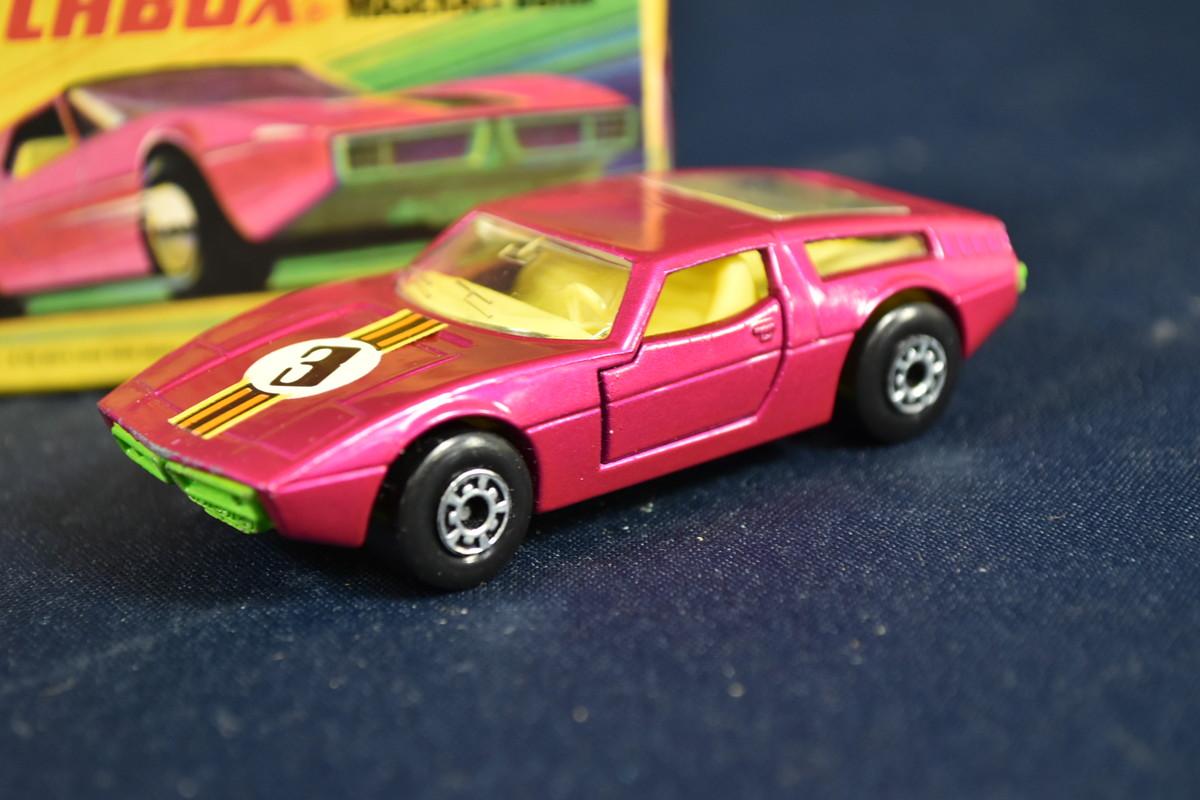 Vintage 1972 Matchbox New 32 Maserati BORA Superfast Yellow Interior England