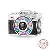 copper Camera Pendant Charm Fashion Travel Collection Bead Charms Compatible With Womens Bracelets Do It Yourself Jewellery Gifts