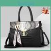 Trendy Pu Tote Bag For Women With Spacious Interior And Chic Color Block Style