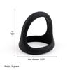 Cross-Dimensional Silicone Men's Long-Lasting Sperm Lock Ring
