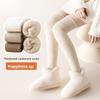 Knee-high Socks for Women, Thickened and Fleece Warm Cashmere Socks, Breathable and Sweat-absorbent High-top Thigh Loop Socks