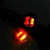 Uniwersalny Motocykl Mini Kierunkowskaz Bursztynowe Lampki Wskaźnikowe 10mm dla Honda Yamaha Kawasaki Custom Cruiser Bobber Chopper