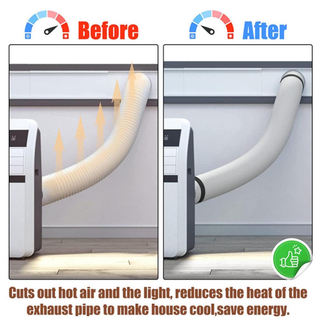 AC Hose Insulation Sleeve, Air Conditioner Hose Cover Waterproof Dustproof For 5" & 5.9" Diameter Exhaust Hose
