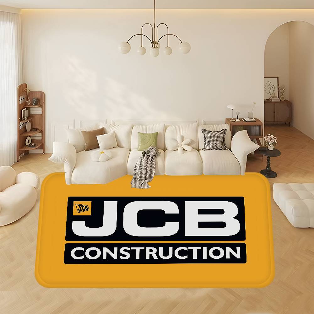 J-JCBS LOGO Hallway Carpet Non-Slip Laundry Room Mat Laundry Decor Balcony Child Living Room Toilet Rug