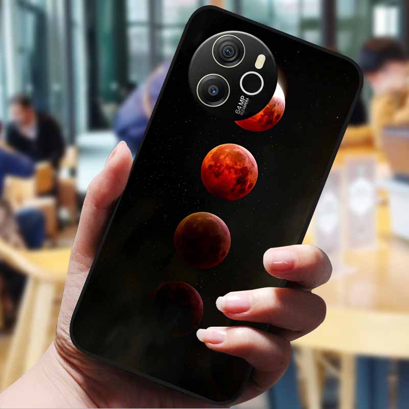 For Blackview Shark 8 Case 6.78" Cartoon Painted Cover Lovely Case Soft Silicone Protect Cover For Blackview Shark8 Cases Bumper