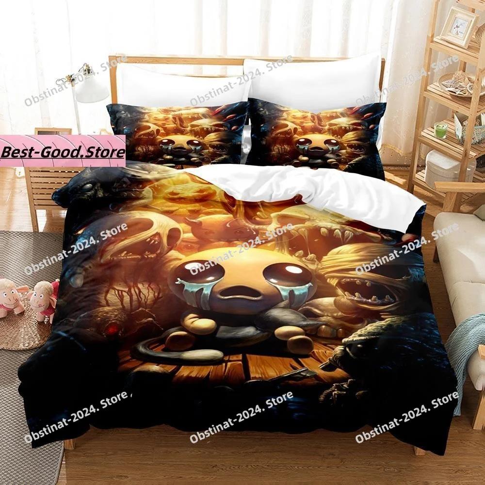 The Binding of isaac Bedding Set Printed Bed Set With Pillowcase Bed Duvet Cover Soft Single Double Queen Super King Size