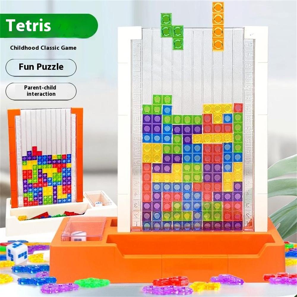 2145 3D Tetris Building Block Puzzle Toy Parent-Child Interactive Desktop Game