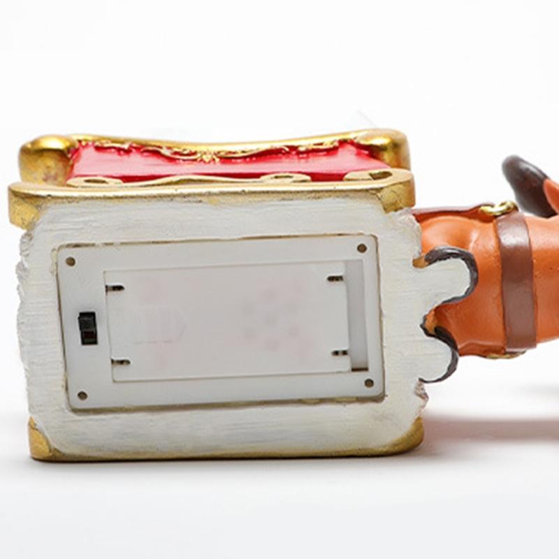 Rotating Crystal Sphere With Warm White LED Lights Resin Construction Snow Globes Battery Powered Home Decoration