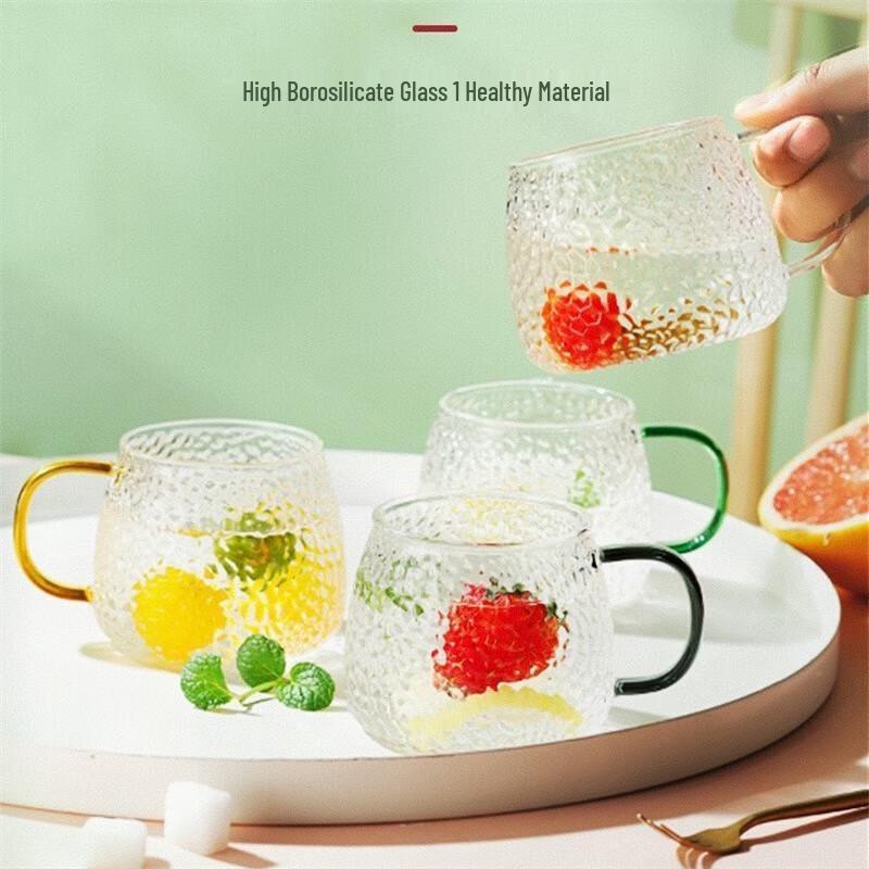 FUGUANG Heat-Resistant Glass Mug with Handle
