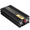 Pure Sine Wave Inverter 2500W Power Inverter DC 12V AC 230V, Car Inverter USB Port LCD Display Remote Controller, Safety Protections, Power Converter