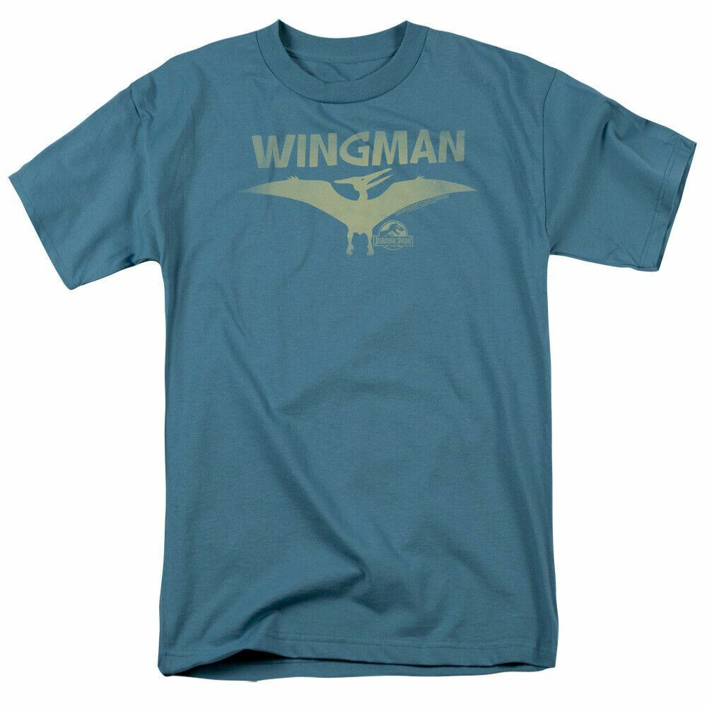 26 Jurassic Park Wingman T Shirt Mens Licensed Dinosaur Movie Tee Slate Unisex T-Shirt M