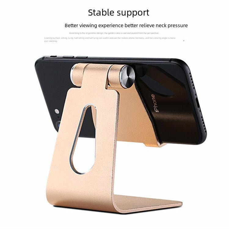 Suporte universal de liga de alumínio para telefone e tablet – Suporte de mesa dobrável com opção de logotipo personalizado