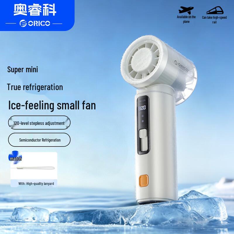 ORICO Portable Handheld & Neck Fan with Ice Compress Cooling