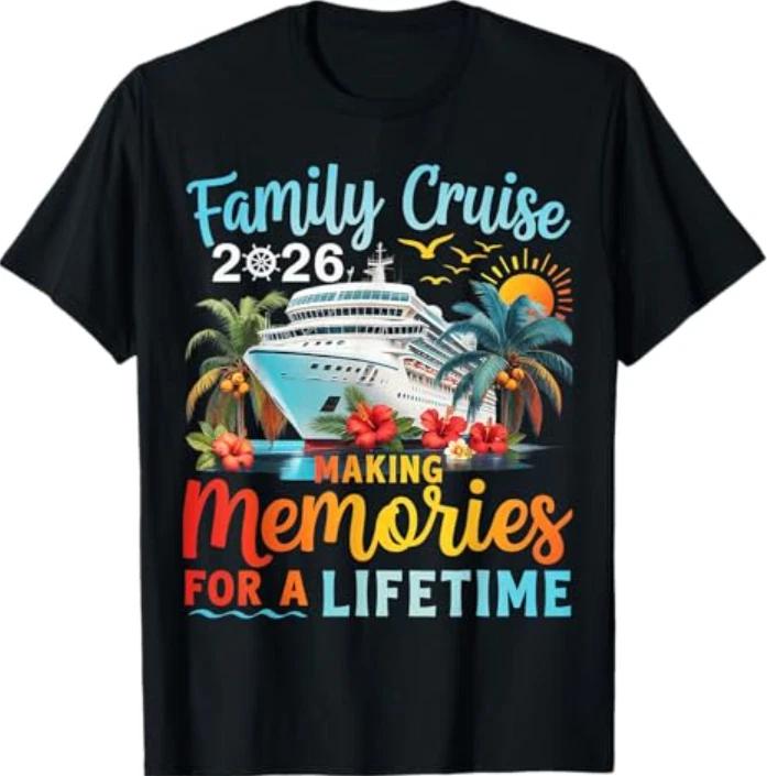 Family Cruise 2026 Family Cruise Vacation Summer Party T-Shirt XL