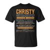 Christy Completely Unexplainable Notices Everything But Won’T Say It Name T-Shirt