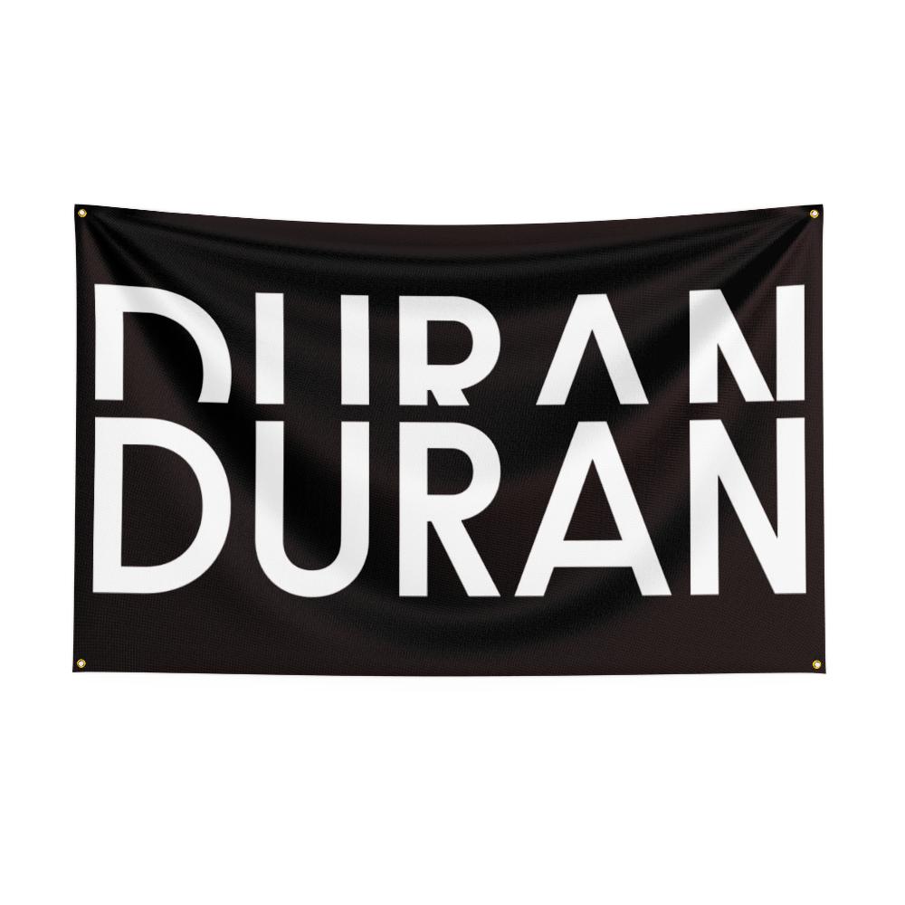 THE D-Duran Duran Flag Rock Music Band Banner HD Printing Tapestry Exhibition, Music Band Fans, Garage Decor