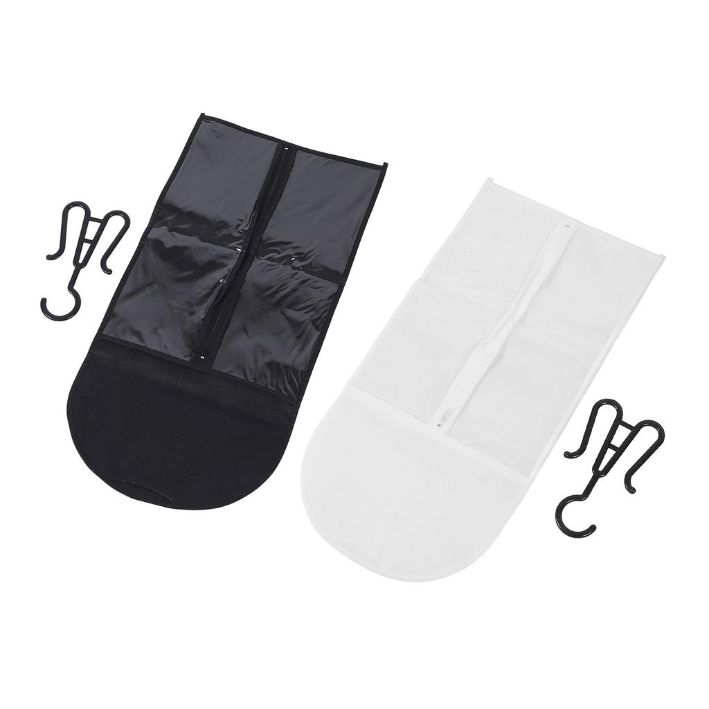 5 Set Hair Extension Holder Bag Anti Dust Water Proof Hair Extension Holder Transparent PVC Soft Non