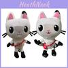 Entzückendes Gabby's Dollhouse Musik Plüschtier Cartoon Stoffkatze Plüschtierpuppe für Kinder