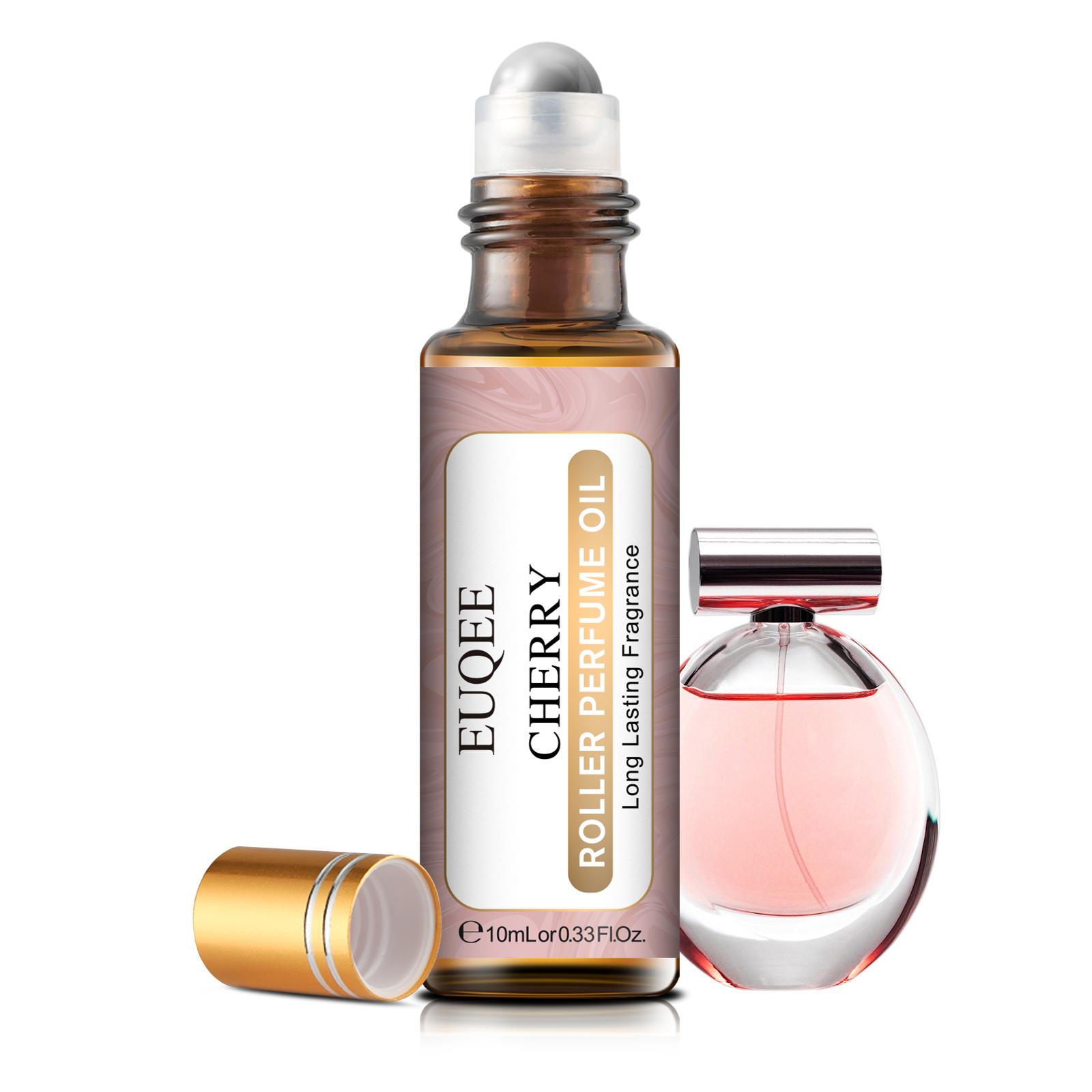 

5Pcs EUQEE Roller Парфумерна олія для зволожувача Аромат D-Jadore Angle Фрезія Кокос і ваніль Квіткова ефірна олія для дифузора DIY Perfume 5pcs-Cherry