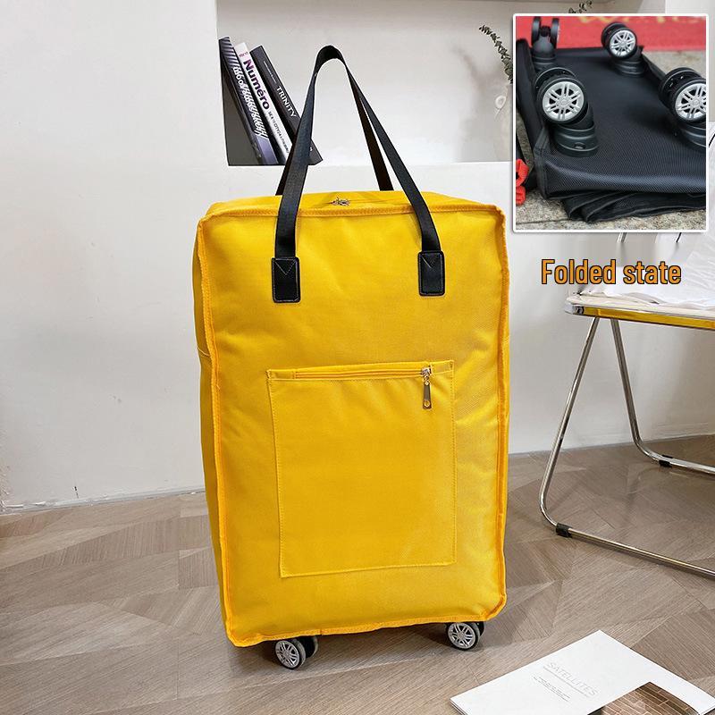 Reisetasche mit großer Kapazität, faltbar und mit Rollen – Unisex-Gepäck, Umstands- und Einkaufsaufbewahrungslösung