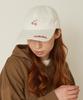 Rhinestone Cherry Cap Off White One Size 103251051004