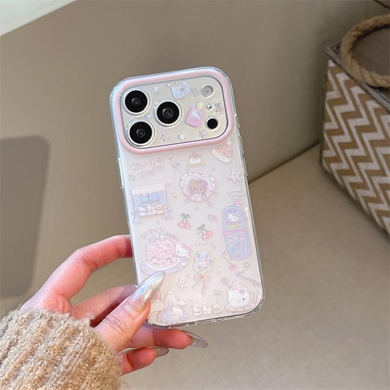 

Cartoon Cat iPhone Case for 14/15/16ProMax/17 - Cute Design for Women. iPhone 14 Pro Max