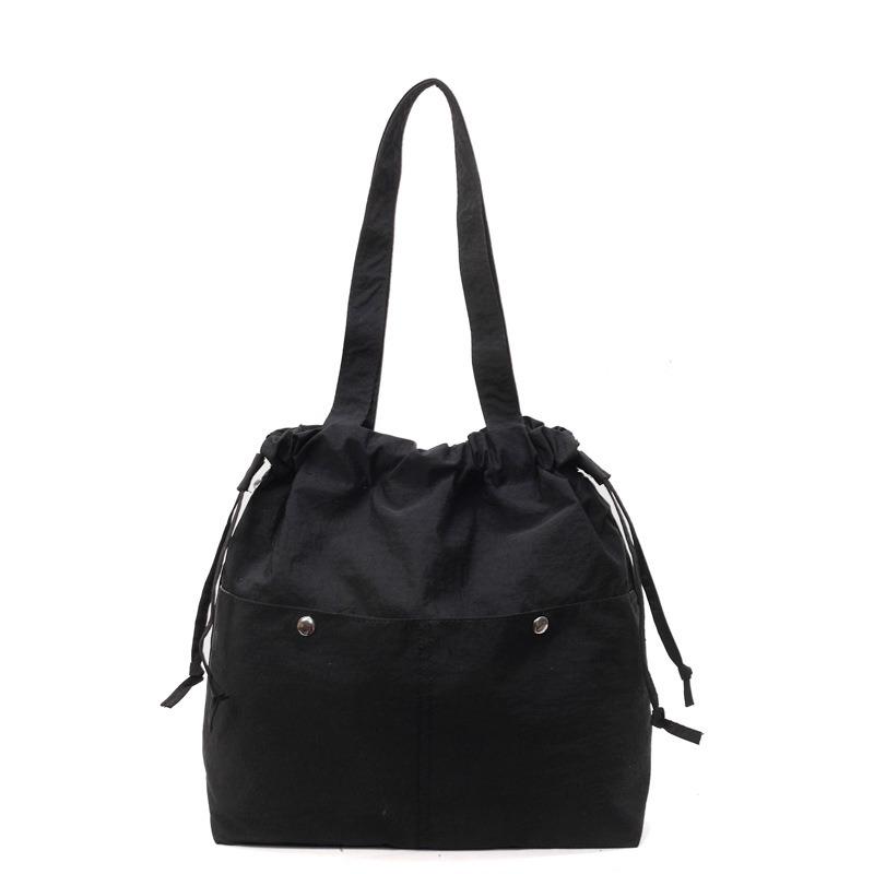 Casual big bag women's new fashionable versatile cloth bag shoulder bag large-capacity class commuter bag