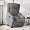 Vidaxl Lift and Tilt Recliner, Taupe Color, Fabric Upholstered