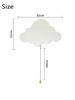 Cloud Light Floating Cloud Wall Lamps for Kids' Bedrooms Battery-operated Hanging Night Lights Gift Room Christmas Decoration