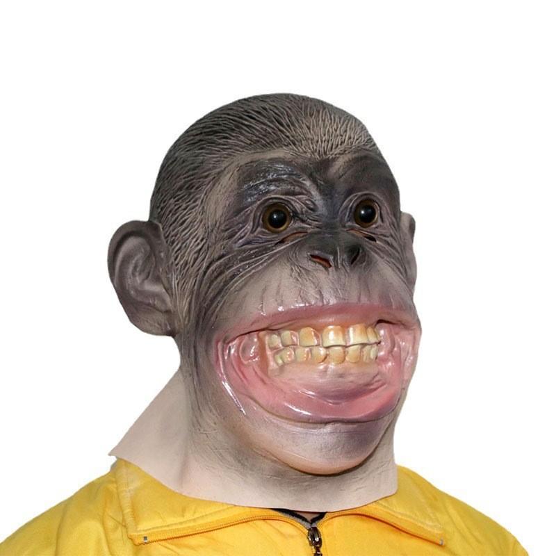New Big-Eared Gorilla Mask, Party Mask, Monkey Mask, Gorilla Headgear