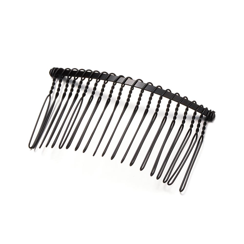 10pcs/Lot 10/12/15/20 Teeth Metal Wire Hair Comb Base For DIY Handmade Hair Clip Accessories Wedding Jewelry Making Decorative