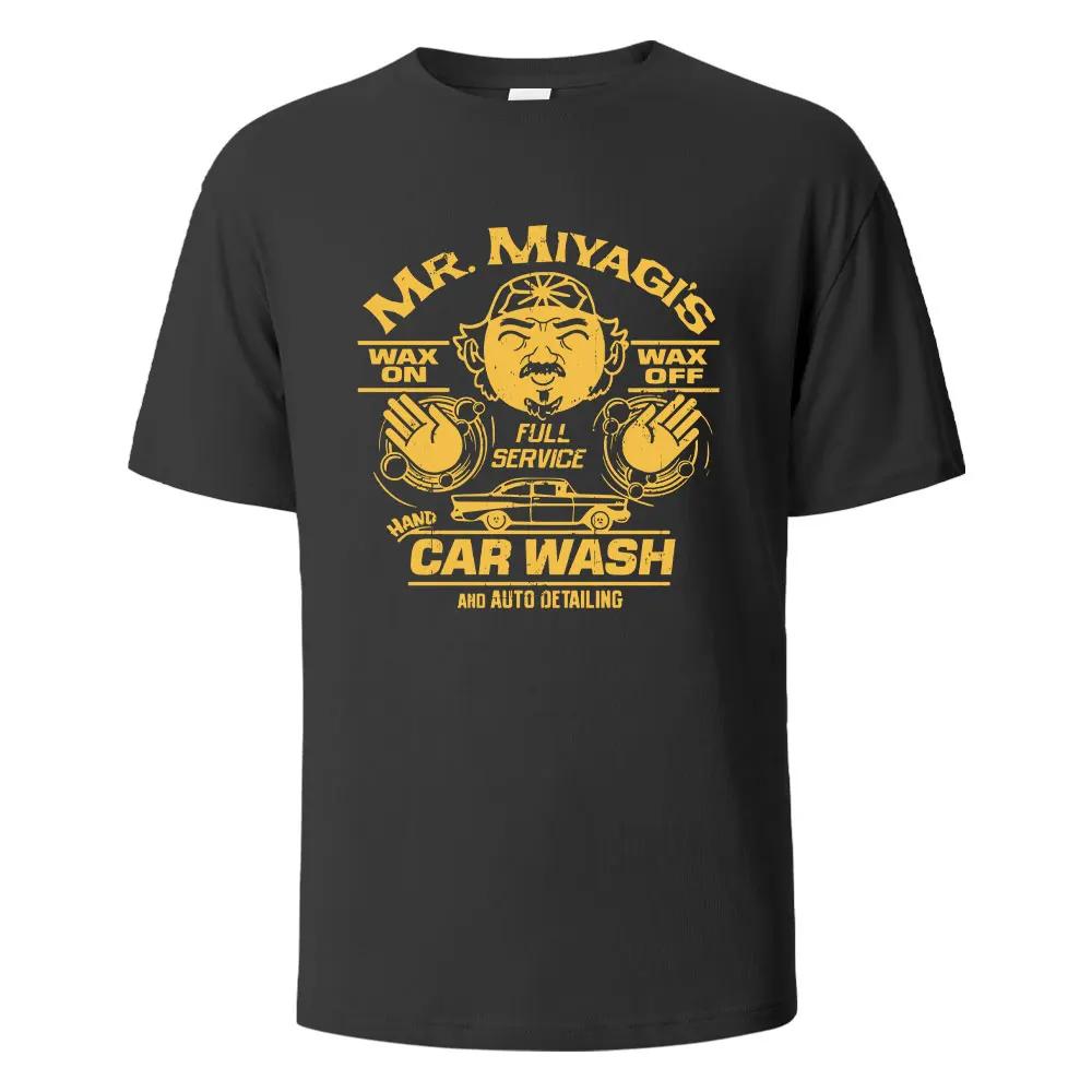 Men s Printed T-shirt Mr.Miyagis Fun Pattern Cotton Oversized Short Sleeve T-shirt Men s and Women s Seasonal Casual Top Y2K 4XL