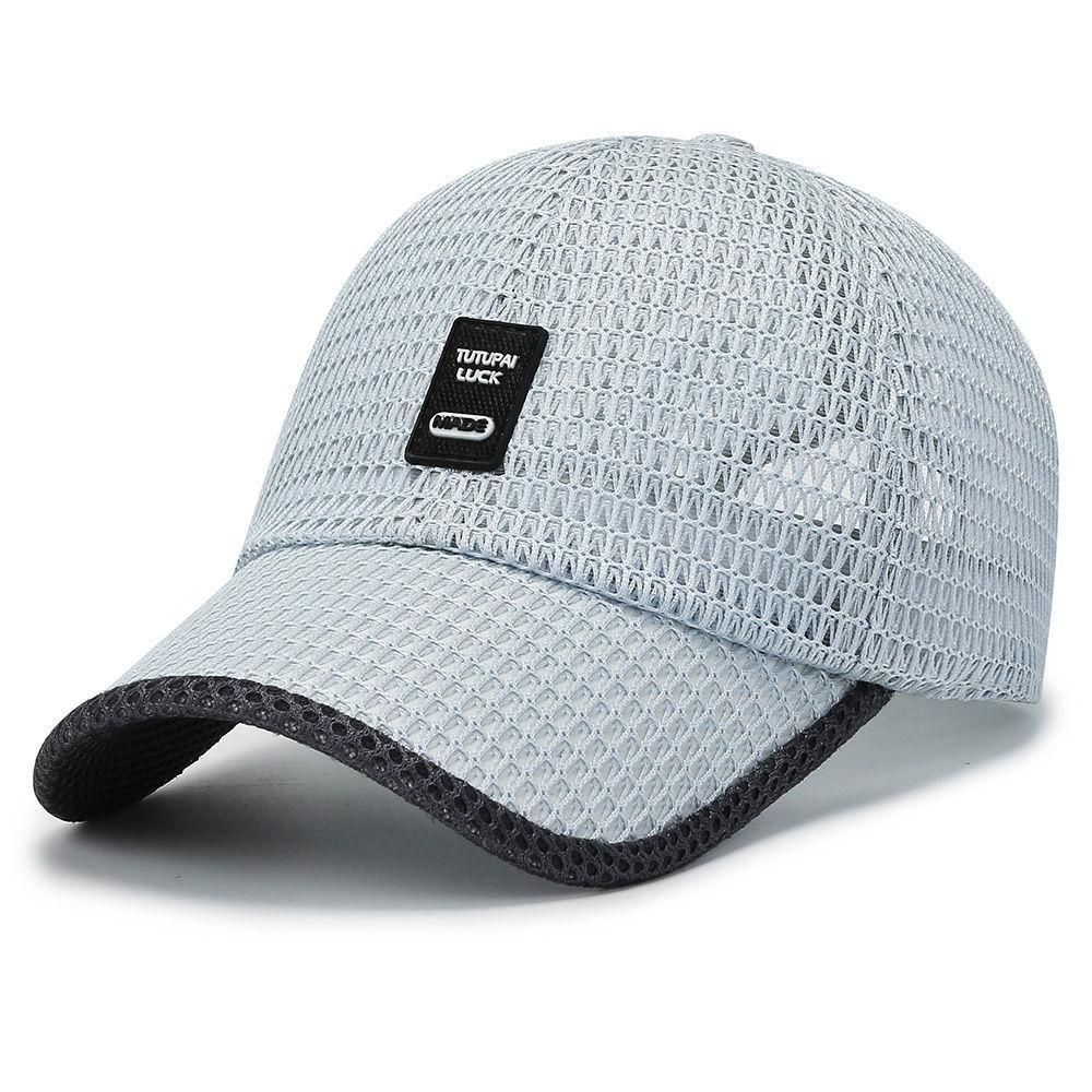 Baseballcaps i netting for menn Pustende sommercapser pappalue utendørs fiskehatter Bone Gorras Snapback Trucker-caps
