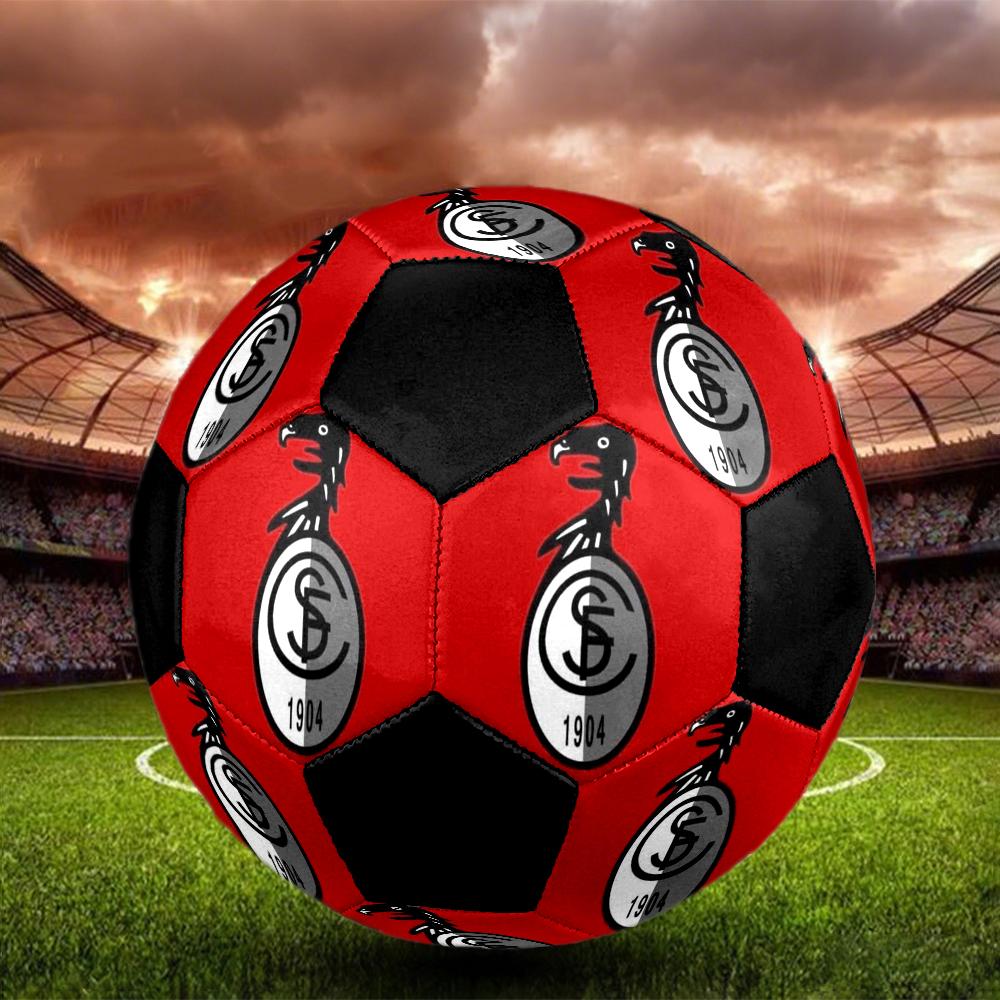 SC Freiburg Indoor Soccer Ball Colorful Machine Stitched PVC Size 5 Team Training Competition Ready Durable High-Bounce Cool Sports Gift