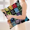 Happy Tree Friends Pillow Covers Cartoon Sofa Decorative Home Double-sided Printing Short Plush Cute Cushion Cover