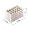 Transparent Acrylic Jewelry Box Organizer Velvet Drawer Jewelry Boxes Storage Ring Necklace Bracelet Earrings Display Stand Gift