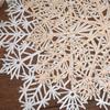 15"Hot Stamping PVC Mat Snowflake Table Mats Christmas Decorate Western Restaurant Japanese Coaster Individual Table Placemats