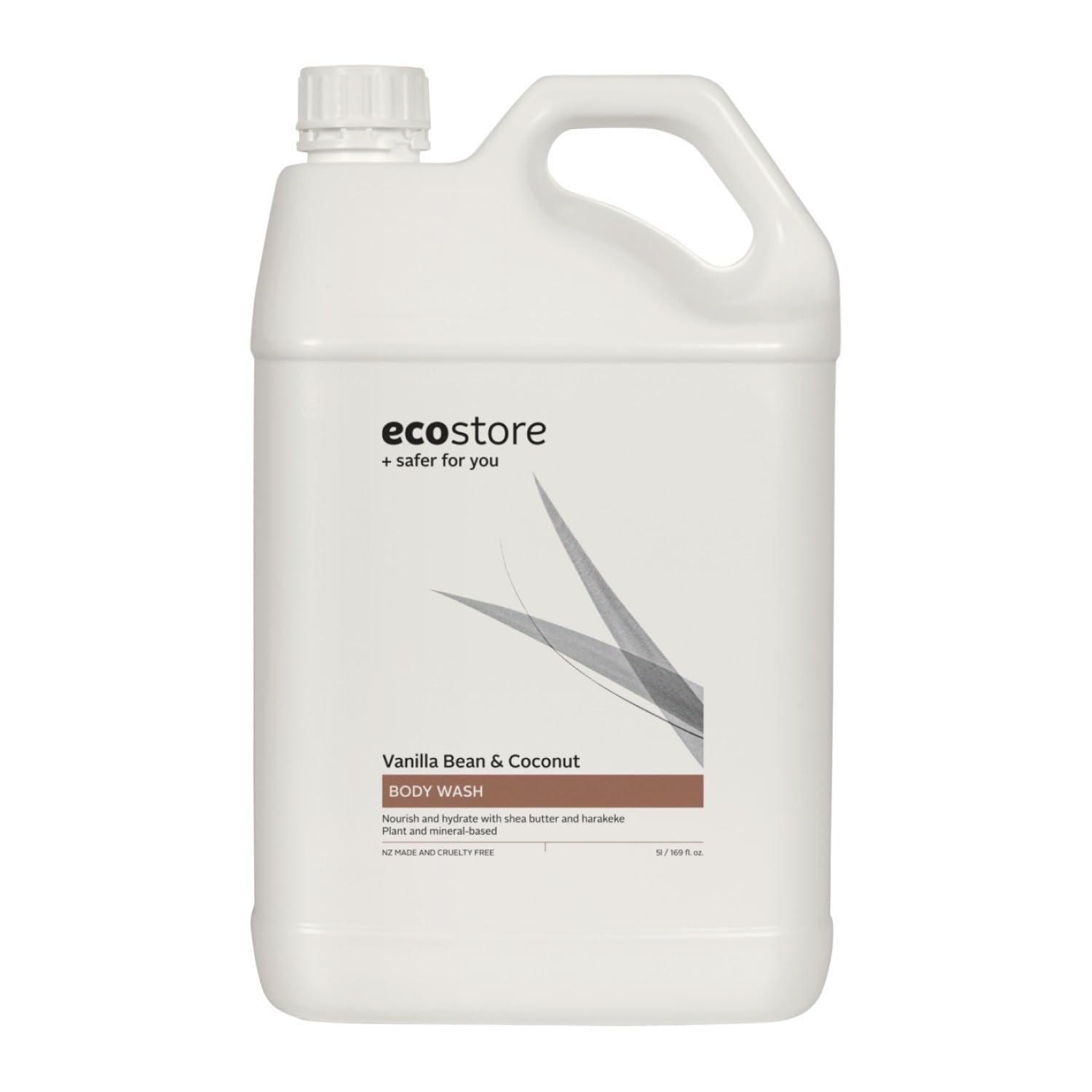 

ecostore Body Wash [Vanilla & Coconut] 5L Body Soap Body Care Mildly Acidic Plant-Derived Gentle on Skin Refill Large Capacity Extra Large Size