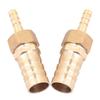Brass Fitting Hose Barb Tail Reducer Reducing Plug Connector (6mm-16mm 2pcs)