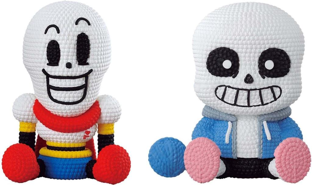 Undertale Papyrus Sans 15cm of Official Merchandise Figures & Amikoto, Approx. [Set 2] [2 Sets]