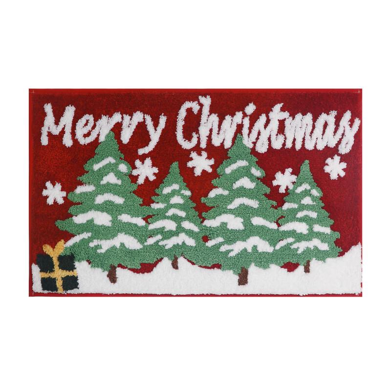 Cartoon Christmas Absorbent Bath Mat