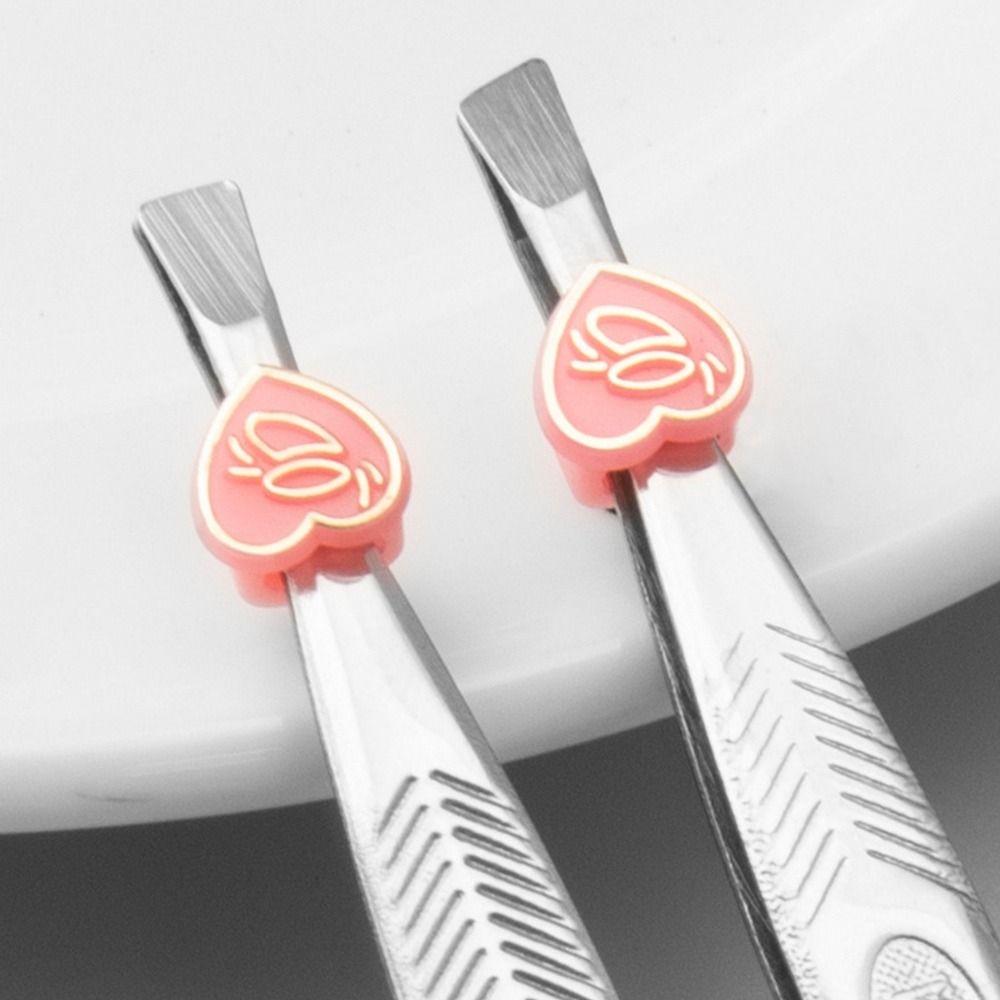 12PCS Straight Mouth/Diagonal Eyebrow Grooming Tweezers Hair Removal Tweezers  Makeup Tools