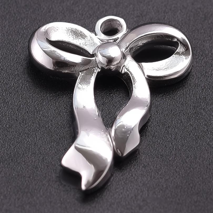 6pcs Breloque Acier Inoxydable Stainless Steel Music Note Flower Charms For Jewelry Making Supplies Heart Pendant Diy Materials